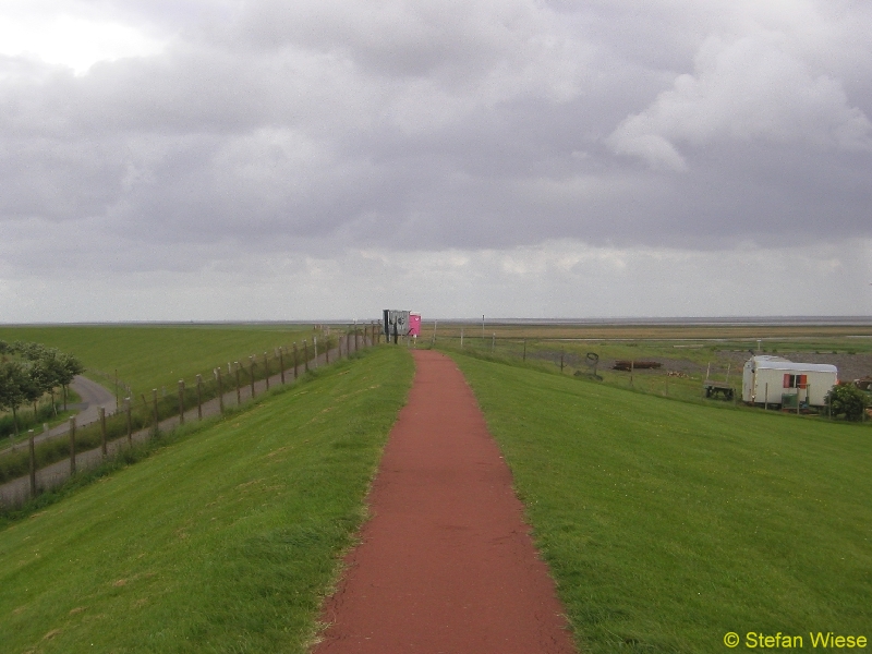 Friedrichskoog (Wanderweg auf dem Deich)