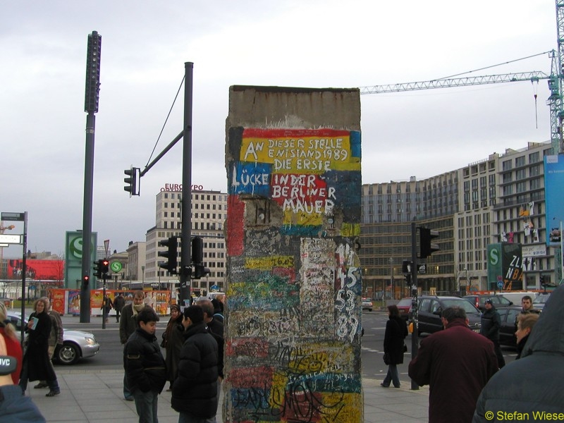 Berlin: Potsdamer Platz (Mauerdenkmal am Potsdamer Platz)