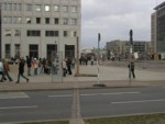 Berlin: Mauerverlauf von 2004 (Berliner Mauerverlauf am Potsdamer Platz)
